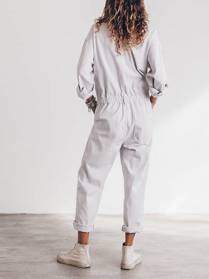 JUMPSUIT WITH BUTTON CLOSURE