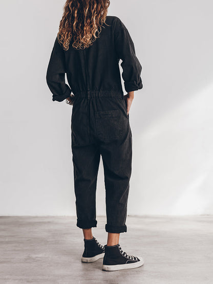 JUMPSUIT WITH BUTTON CLOSURE