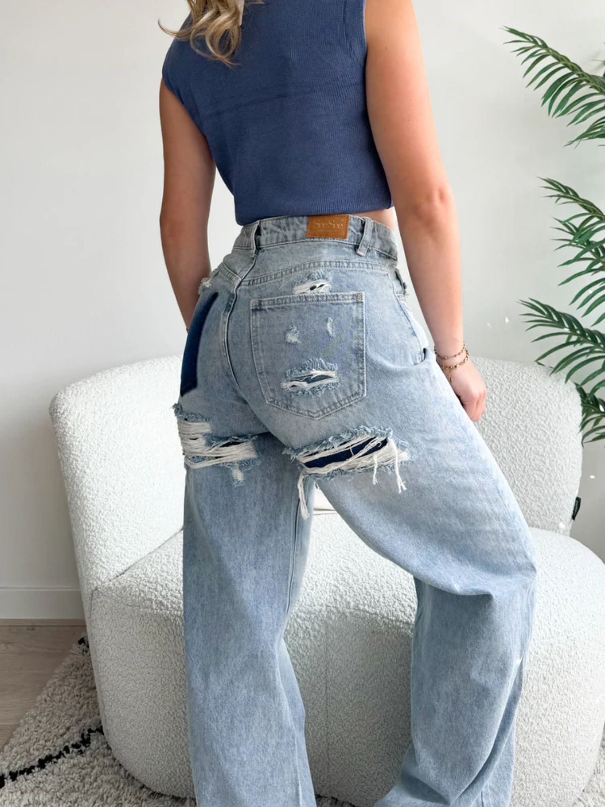 FAMOUS DENIM JEANS BLUE