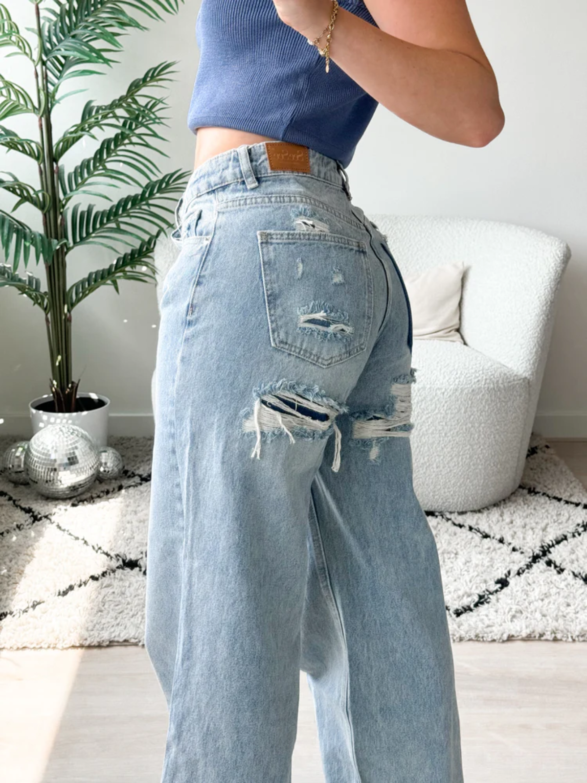 FAMOUS DENIM JEANS BLUE