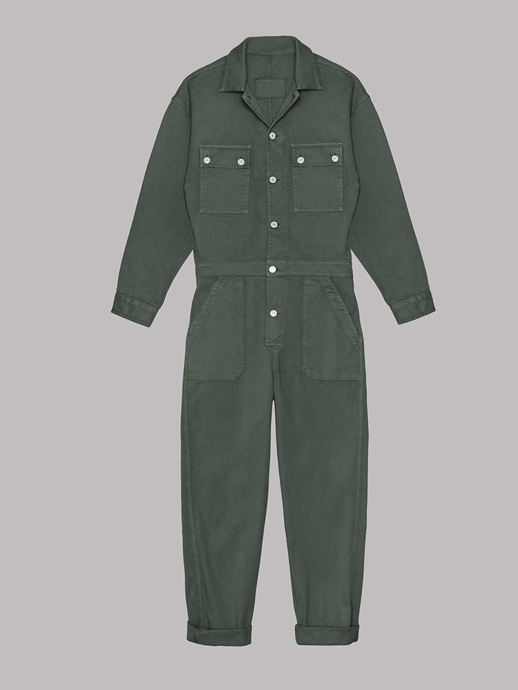 JUMPSUIT WITH BUTTON CLOSURE