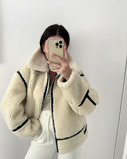 Aurora- Trendy Teddy Coat