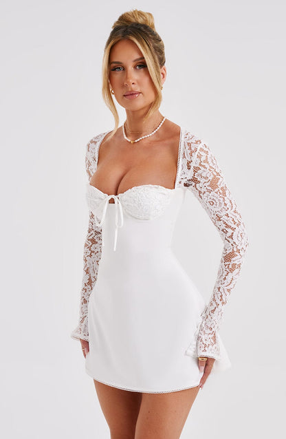 Jacinta Mini Dress - Ivory