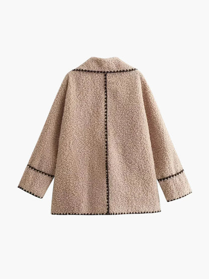 Cozy Quilted Lamb Wool Jacket