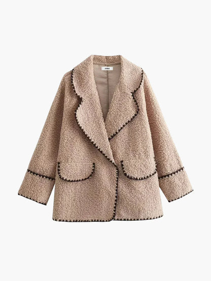 Cozy Quilted Lamb Wool Jacket