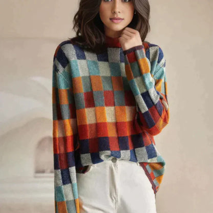 Romina - Cashmere Couture patchwork coltrui