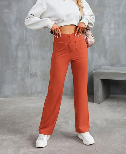 DREAMY HIGH WAISTED CASUAL PANTS