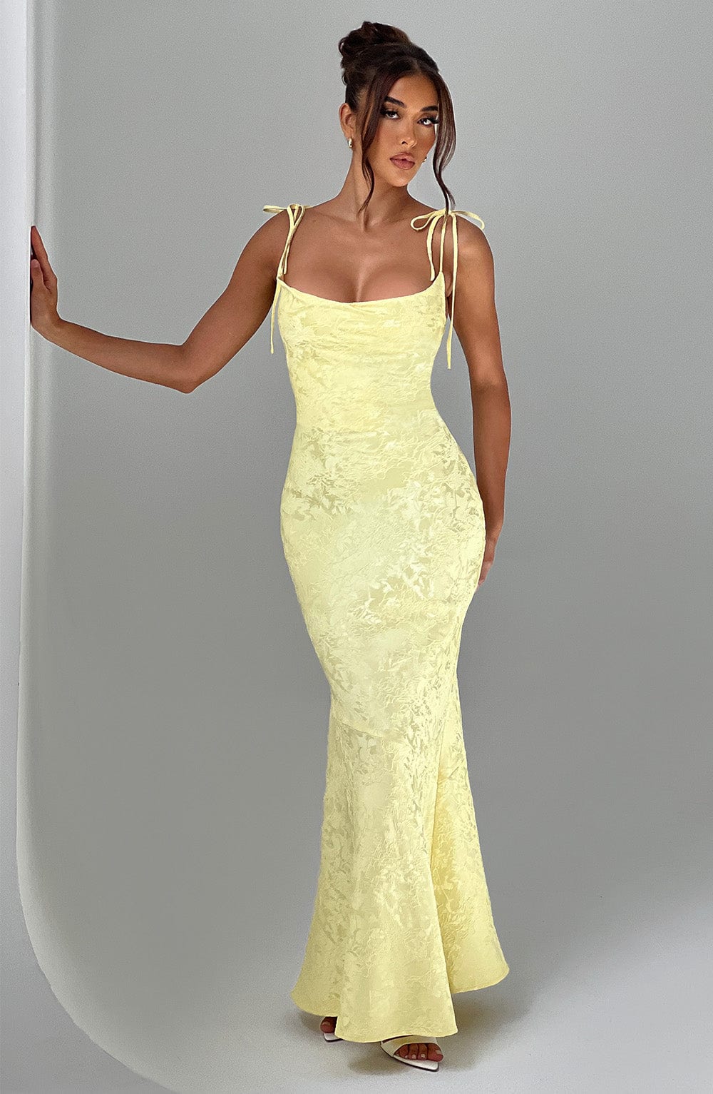 WHITNEY MAXI DRESS - LEMON