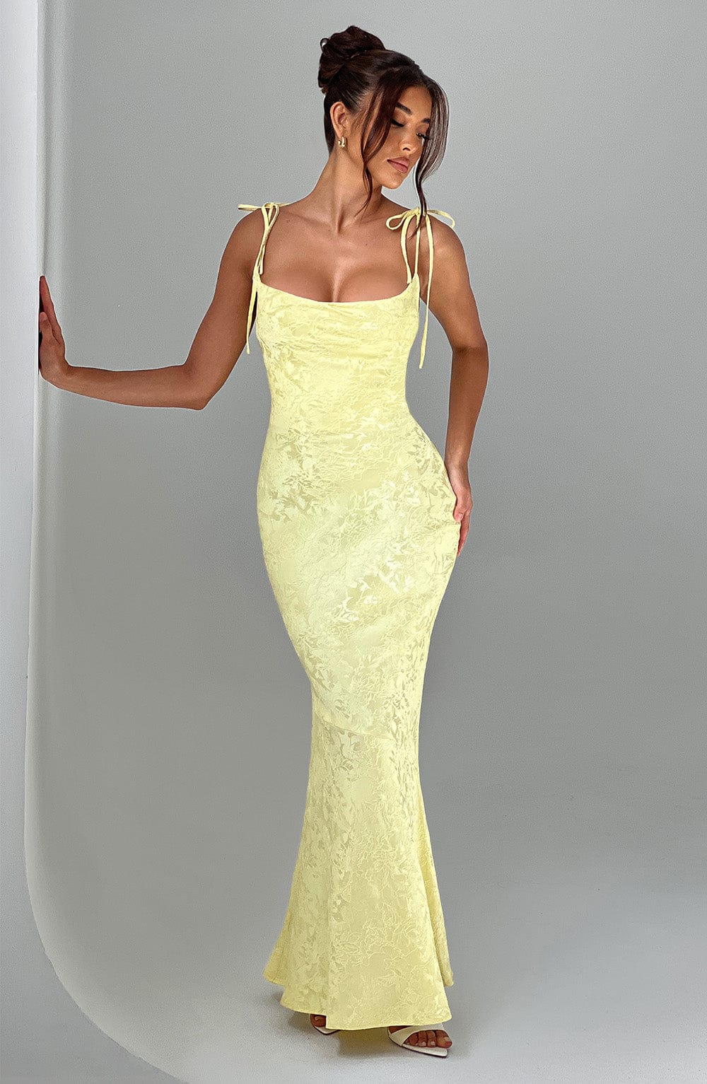 WHITNEY MAXI DRESS - LEMON